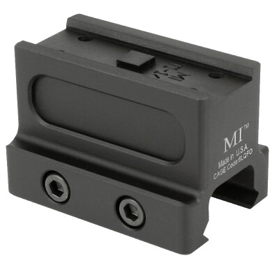 Midwest Industries Aimpoint T-1 Lower 1/3 Co-Witness Mount 6061-T6 Aluminum Matte Black
