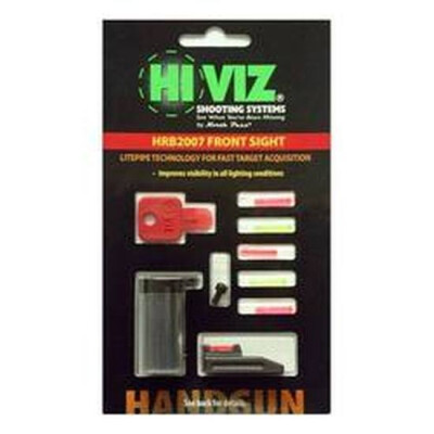 HiViz Sight for Ruger MKII, MKIII, Single Six, and Browning Buckmark Red and Green HRB2007