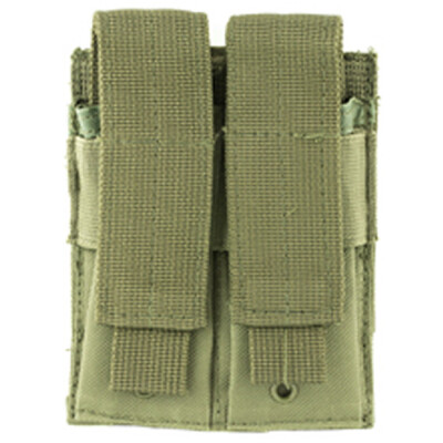 NcStar Double Pistol Magazine Pouch Nylon Green