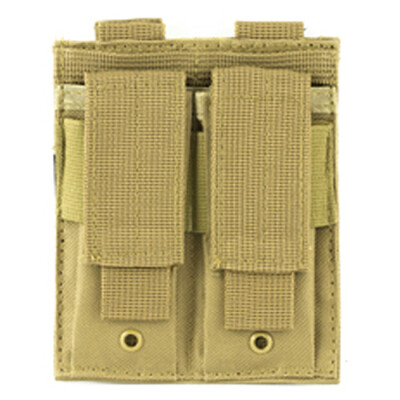 NcStar Double Pistol Magazine Pouch Nylon Tan