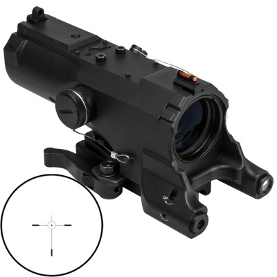 NcSTAR ECO MOD2 4x34mm Scope with Green Laser and LED Light