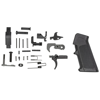 Odin Works AR-15 Enhanced Lower Parts Kit with Winter Trigger Guard and Pistol Grip Black