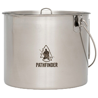 Pathfinder 120 oz Bush Pot and Lid Stainless Steel