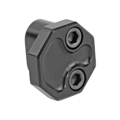 Phase 5 Weapons Systems AR-15 Oversized Magazine Release 2 Piece Drop In 6061-T6 Billet Aluminum Matte Black Finish