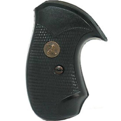 Pachmayr Compac Grip S&W J Frame Round Butt Revolvers Rubber Black 03252