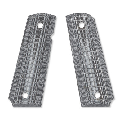 Pachmayr 1911 Full Size Dominator Grips G10 Gray/Black Checkered 61011