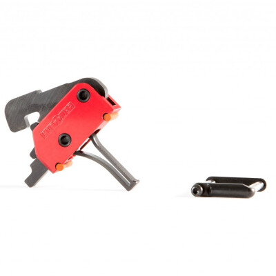 POF USA AR-15 Drop In Trigger Single Stage 3.5 lb Pull Red Black 00858
