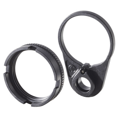 Primary Weapon Systems Ratchet Locking Castle Nut And Endplate Black