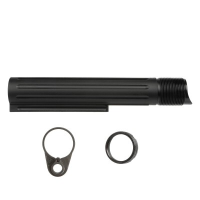 Primary Weapons Systems PWS AR-15 Enhanced Buffer Tube Assembly Mil-Spec Diameter Black
