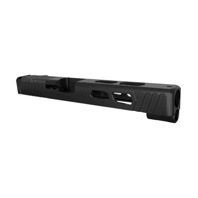 Rival Arms Slide for Glock 34 Gen 3 Models RMR Ready Optic Cut CNC Machined 17-4PH Stainless Steel Billet Matte Black Finish
