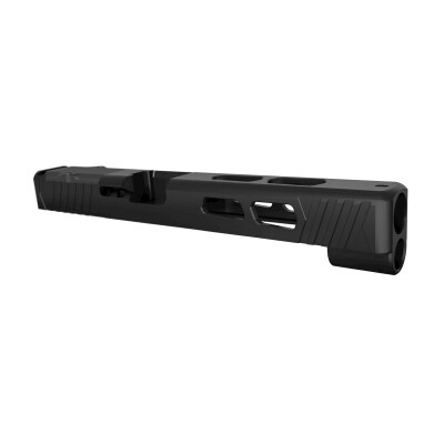 Rival Arms Slide for Glock 34 Gen 4 Models RMR Ready Optic Cut CNC Machined 17-4PH Stainless Steel Billet Matte Black Finish