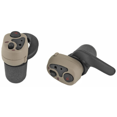 Radians Vertex NANO Wireless Electronic Earbuds Tan NRR 25