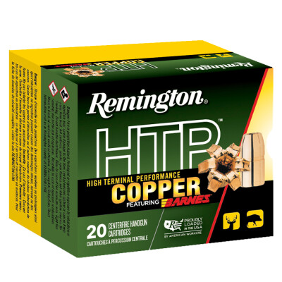 Remington HTP Copper 44 Magnum Ammunition 20 Rounds 225 Grain Barnes XPB Copper Hollow Point 1235fps
