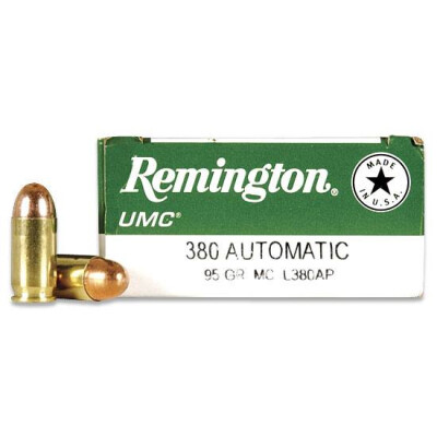 Ammo .380 Remington UMC 95 Grain FMJ 500 Rounds