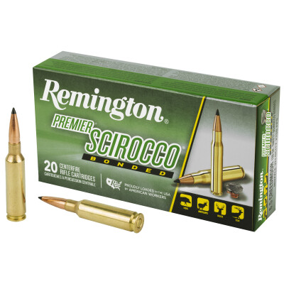Remington Premier Scirocco 6.5 Creedmoor Ammunition 20 Rounds Bonded PT 130 Grain