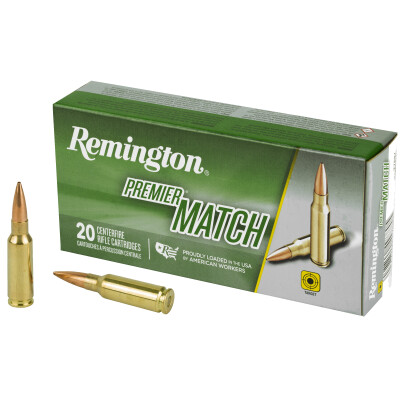 Remington Premier Match 6.5 Grendel Ammunition 20 Rounds 120 Grain OTM 2590 FPS 
