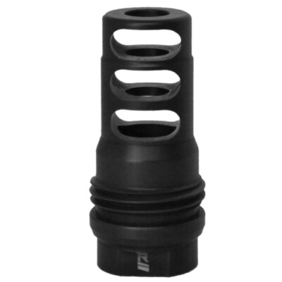 Rugged Suppressors 3 Port Muzzle Brake 7.62 Threaded 5/8x24 Dual Taper Lock Compatible Steel Matte Black