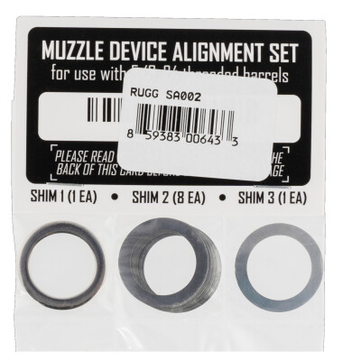 Rugged Suppressors Shim Kit 5/8x24