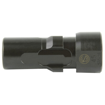 SilencerCo 3-Lug Muzzle Device .45 ACP Threaded .578x28 Steel Black