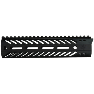 Seekins Precision MCSR V2 M-LOC Rail 9" AR-15 Forend Free Float Handguard Suppressor Compatible Picatinny Top Rail QD Mounts Aluminum Black 10530029