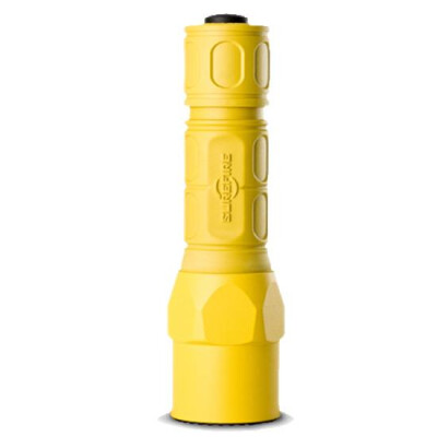 Surefire G2X LED Pro Light 320 Lumen Dual Output 2x CR123A Batteries Tail Cap Switch Nitrolon Polymer Yellow G2XBYL