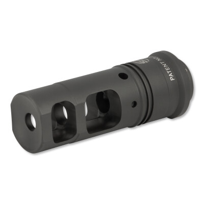 SureFire SOCOM Muzzle Brake/Suppressor Adapter 5.56mm/.223 Rem Caliber Threaded 1/2"x28 Heat Treated Stainless Steel Ionbond DLC Coating Matte Black SFMB-556-1/2-28