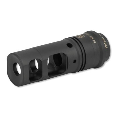 SureFire SOCOM Muzzle Brake/Suppressor Adapter 7.62mm/.308 Win Caliber Threaded 5/8"x24 Heat Treated Stainless Steel Ionbond DLC Coating Matte Black SFMB-762-5/8-24