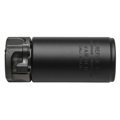 Surefire Warden Blast Diffuser Fits Surefire SOCOM Series Muzzle Devices Fast-Attach System Stainless Steel Body Cerakote Finish Matte Black