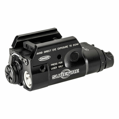 SureFire XC2-B-RD Compact Weaponlight/Red Laser 300 Lumens Black