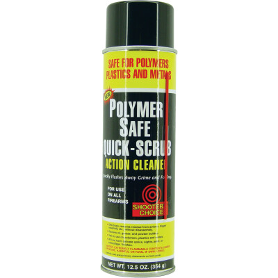 Shooter's Choice, Polymer Safe Quick Scrub Action Cleaner, 12.5 Ounce Aerosol Can