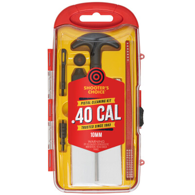 Shooter's Choice .40 Cal/10mm Pistol Cleaning Kit