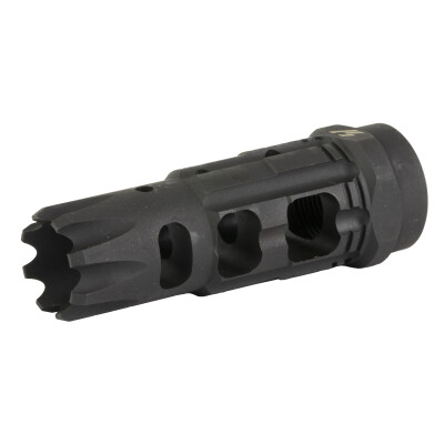 Strike Industries AR-15 Triple Crown Compensator Steel Construction Parkerized Finish Matte Black SI-TC-Comp-223/5.56
