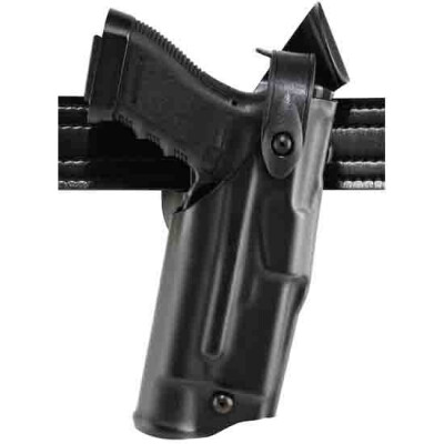 Safariland 6360 Level III Retention Duty Holster, Glock 17, 22 with Light, Right Hand, STX Tactical Black