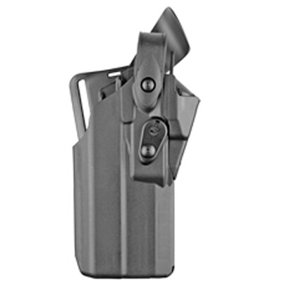 Safariland Model 7360RDS 7TS ALS/SLS Duty Holster Fits Glock 17 MOS with TLR-1 or Similar Lights and Trijicon RMR or Similar Red Dots Right Hand LVL III Mid-Ride SafariSeven Plain Black