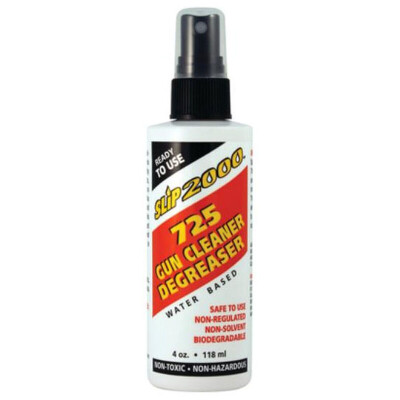 Slip 2000 725 Gun Cleaner/Degreaser 4oz Pump Spray Bottle