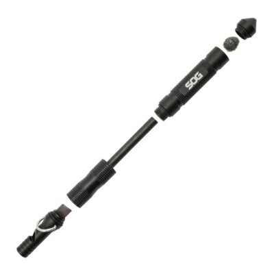 SOG Flint 4-in-1 Survival Tool Aluminum Black