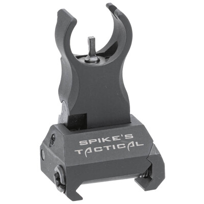 Spike's Tactical Folding Front Sight HK Style Picatinny Mount Aluminum Black