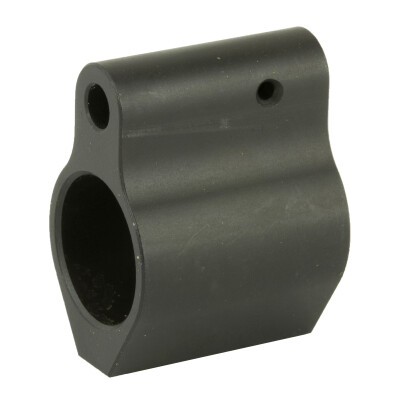 Spike's Tactical AR-15 .625 Diameter ST Micro Gas Block Solid Billet Steel Black Nitride Coating Matte Black Finish