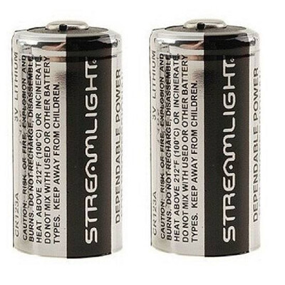 3-Volt Lithium Batteries for Scorpion Flashlight, 2 Per Pack