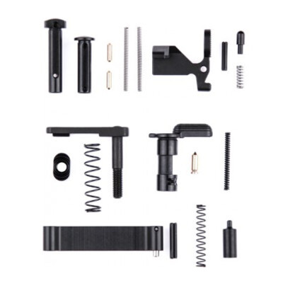 San Tan Tactical AR-15 Lower Parts Kit Without Pistol Grip/Trigger Group Black