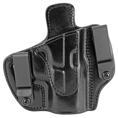 Tagua Gunleather Crusader TX-DCH IWB Holster fits Glock 19/23/32 Models Right Hand Draw Open Top Leather Black
