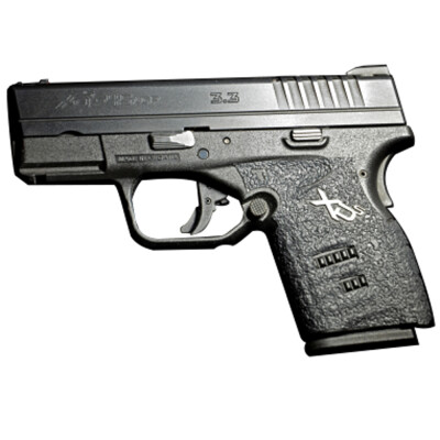 TALON Grips Springfield XD-S 9mm, 40, and 45 Rubber Grip Small Backstrap Black