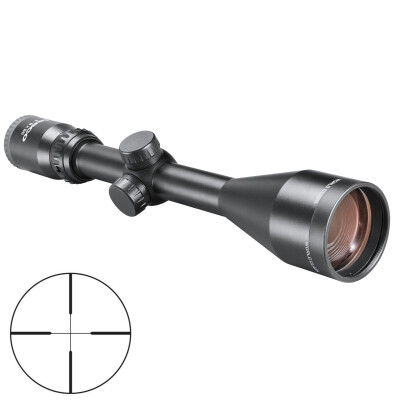 Tasco World Class 3-9x50mm Rifle Scope Fixed Parallax 30/30 Reticle Matte Black