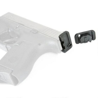 TangoDown Vickers Tactical Slide Racker fits Glock 43 Only Stainless Steel/Injection Molded Glass Reinforced Nylon Wing Shape Matte Black