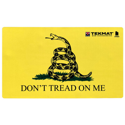 TekMat Weapons Platform Design Gadsen Flag "Don't Tread On Me" Door Mat 24" x 42" x 1/8" Yellow