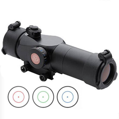 TRUGLO Trition 30mm Tri Color Tactical Red Dot Sight 3 MOA Center Dot Weaver Mount Aluminum Black