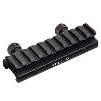 TRUGLO 0.5" Picatinny Riser Mount 4" Long Black Finish TG8970B