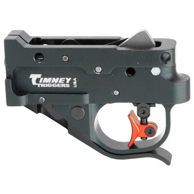 Timney Trigger For Ruger 10/22 Calvin Elite Trigger Pull Set 1.5 to 2 Pounds Multi-Shoes Black Housing/Red Trigger Shoe