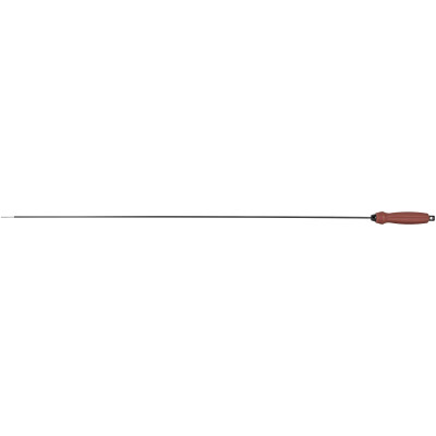 Tipton Deluxe One Piece Carbon Fiber Cleaning Rod .22 to .26 Caliber Threaded 8-32 40" Long Carbon Fiber Rob Polymer Handle Dark Red