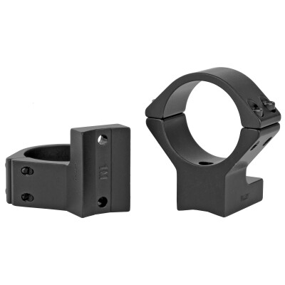 Talley Manufacturing Lightweight Two Piece Scope Mounts/Integral Rings 30mm Tube Medium Height Winchester Model 70 Post 1964 Aluminum Matte Black Finish